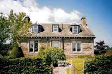 old bankend farmhouse near stirling, scotland