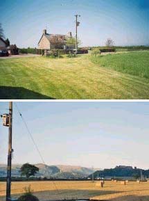 old bankend farmhouse near stirling, scotland