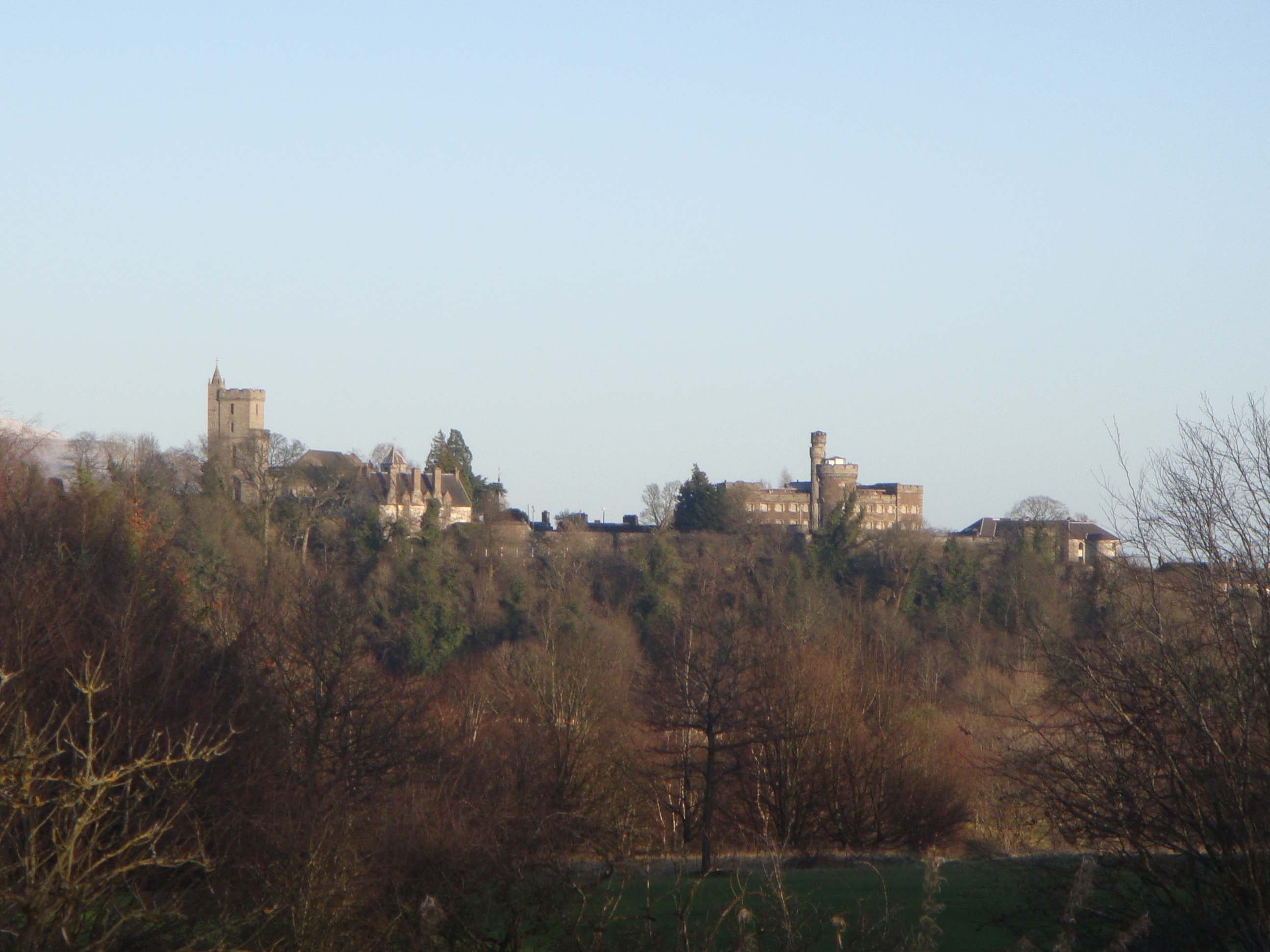 kings park stirling old town view