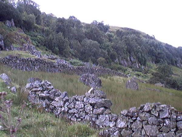 Gargunnock Under the Craigs drystone dyke photograph