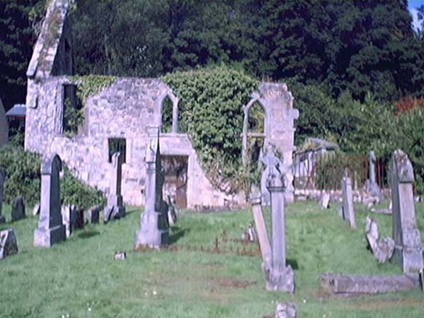 logie church back o'dykes road graveyard image