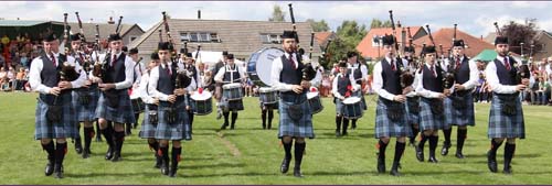 Bridge of Allan Highland Games logo